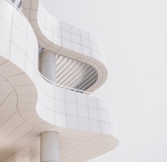worm's-eye view photography of concrete building